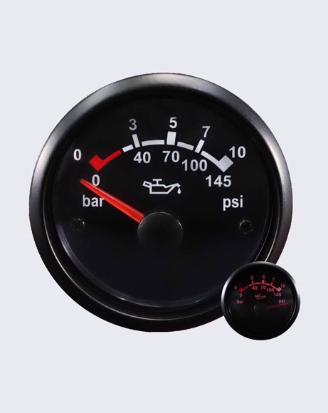 Picture of 52mm ELECTRICAL OIL PRESSURE GAUGE #DPTOP90WB-PSI-